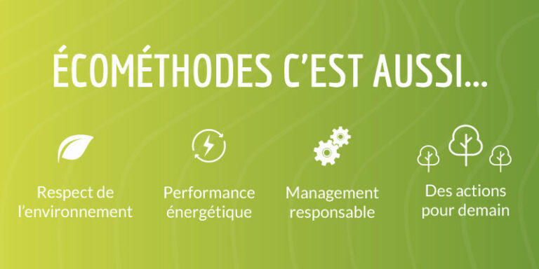 Nous aussi, nous limitons notre impact environnemental !