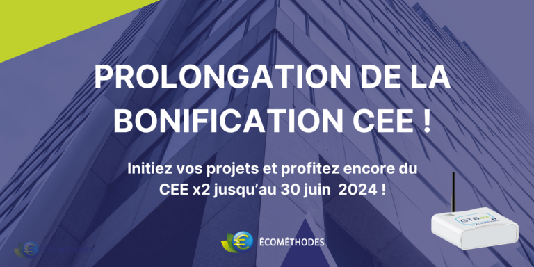bonification CEE prolongée